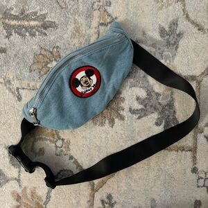 Disney Mickey Mouse Club Denim Belt Bag Fanny Pack